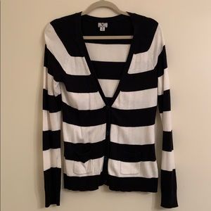 Stripe Cardigan Sweater